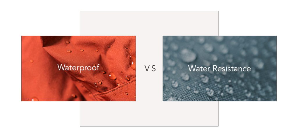 waterproof  vs water resistance